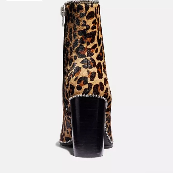 Coach DREA Beaded HairCalf Boots - Size 10 Preloved - Picture 2 of 9